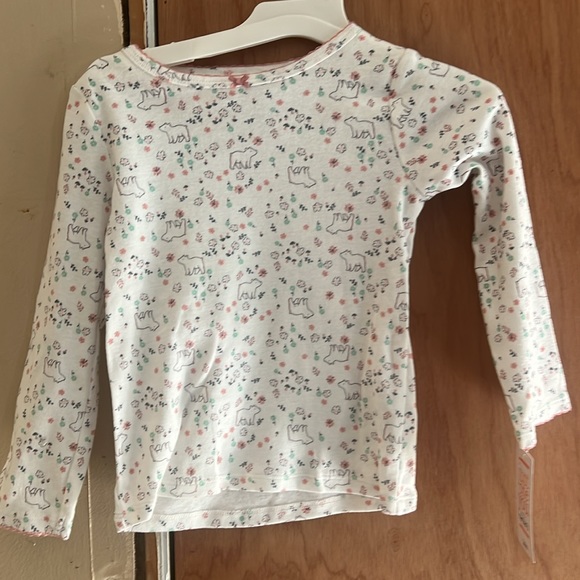 Carter’s pink polka dot 2 piece overall set - Picture 2 of 10